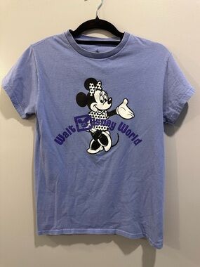 Disney Walt Disney World Minnie Mouse Tee Size XS Purple